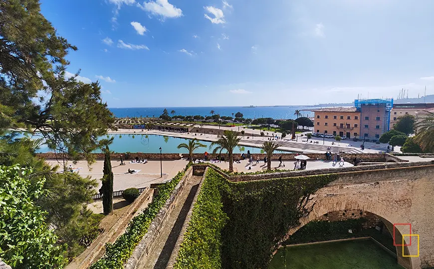 Parc de la Mar al atardecer