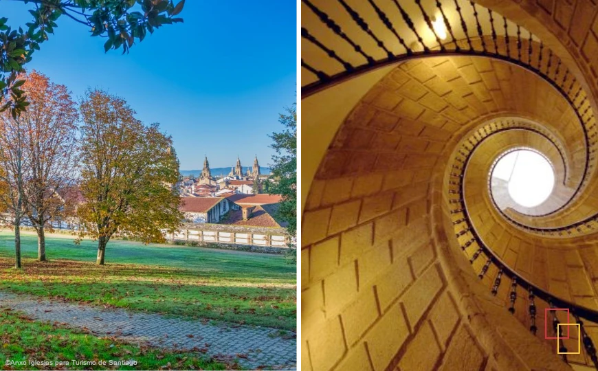 Parque de Bonaval y Museo do Pobo Galego en Santiago de Compostela