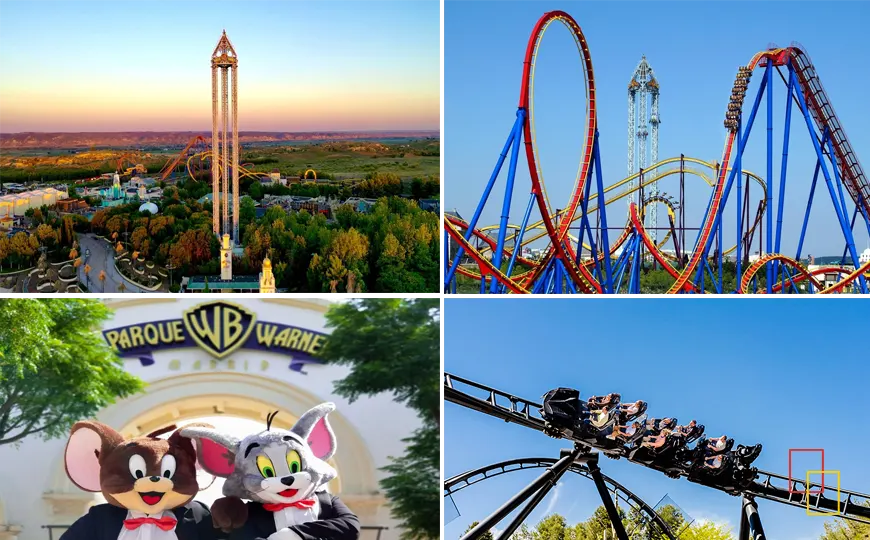 Atracciones del Parque Warner Madrid