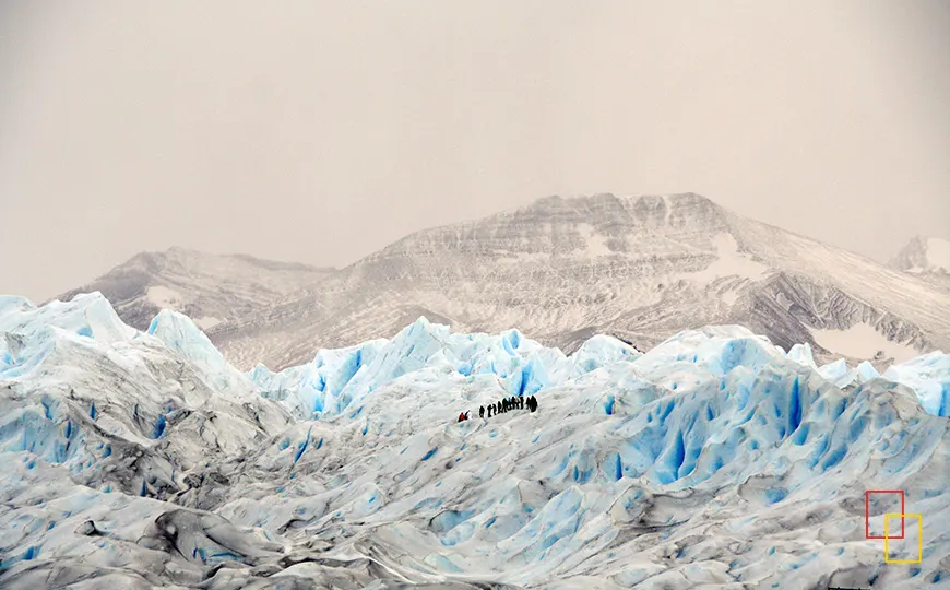 Pasarelas frente al glaciar Perito Moreno
