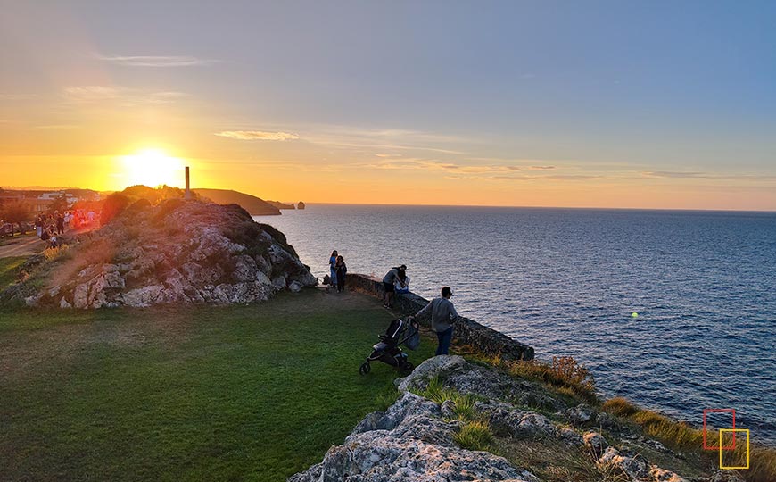 Zona recreativa del Paseo de San Pedro uno de los lugares que visitar en Llanes