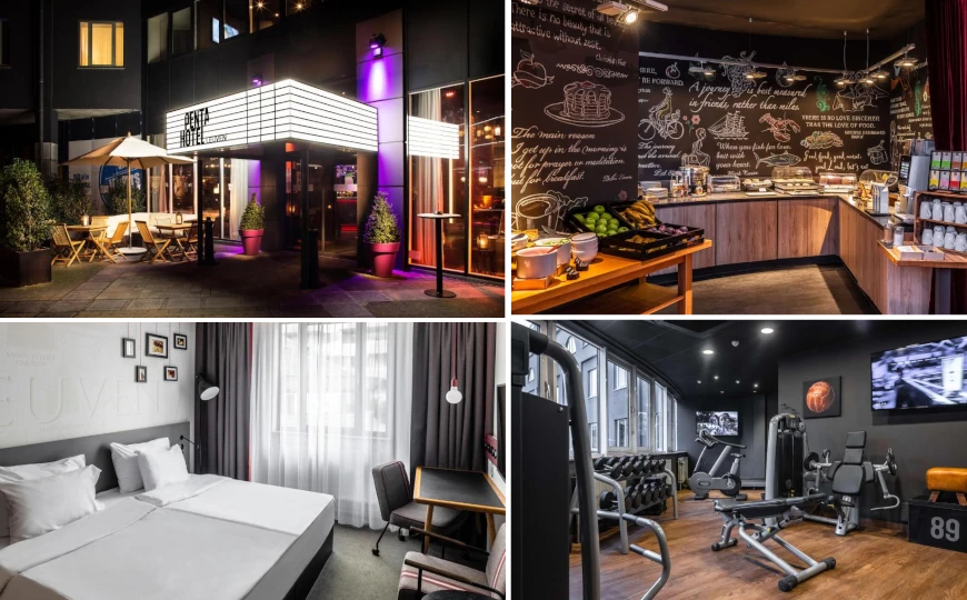 pentahotel Leuven, hotel moderno y urbano en el centro de Lovaina