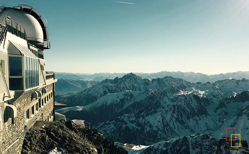 Vista desde el Pic du Midi de Bigorre