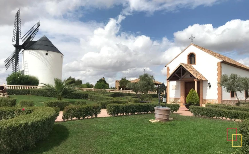 Vista de Pinarejo en la comarca El Záncara