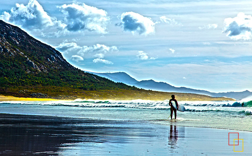 Playa Area Longa, playa nudista en el Concello de Porto do Son