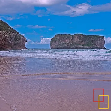 playa de Andrín en Llanes, Asturias