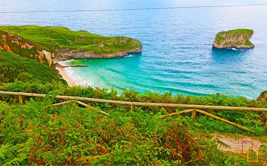 Playa de Ballota en Llanes - Asturias