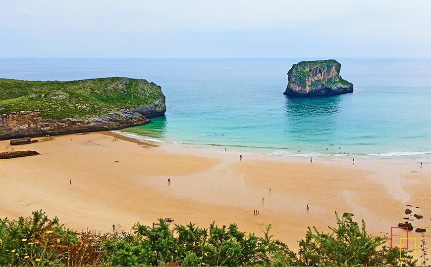 Playa de Ballota en Llanes - Asturias