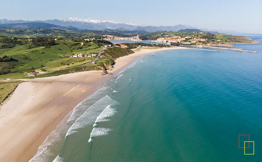 Playa de Gerra en San Vicente de la Barquera