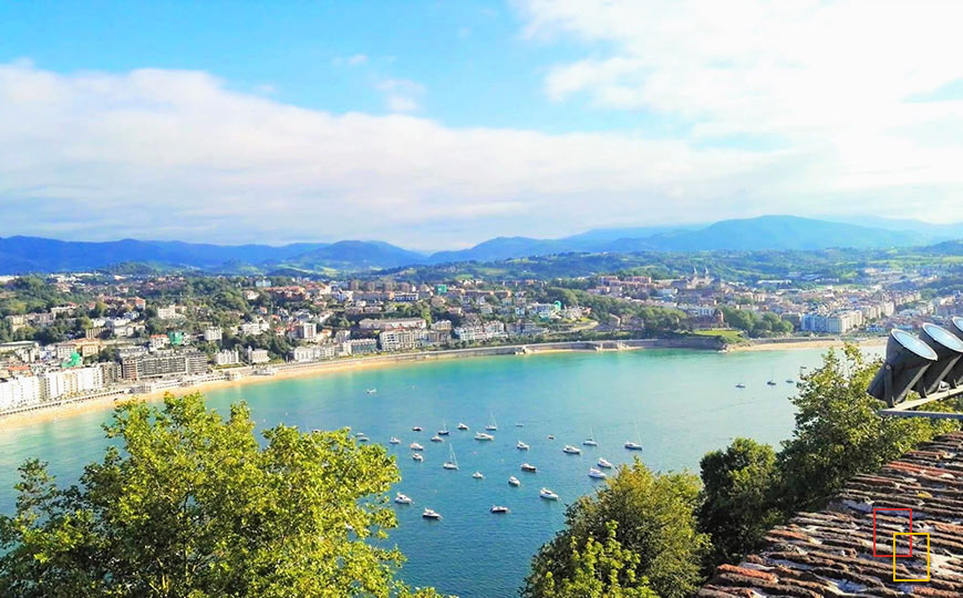 Playa de La Concha en San Sebastián