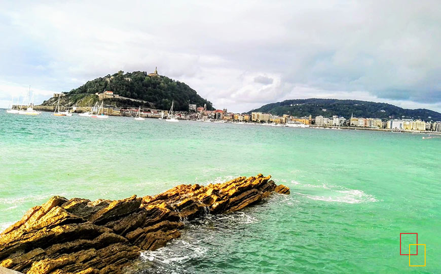 Playa de La Concha en San Sebastián