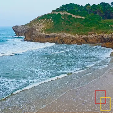 playa de Las Cámaras en Celorio, Llanes, Asturias
