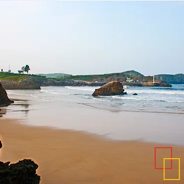 playa de Palombina en Celorio, Llanes, Asturias