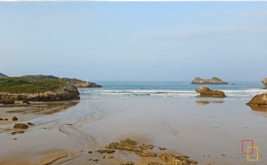 Playa De Palombina Situada En Celorio En El Concejo De Llanes 