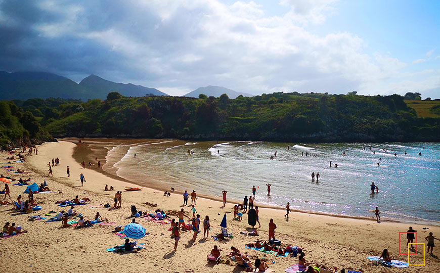 Playa de Poo en Poo de Llanes, Llanes - Asturias