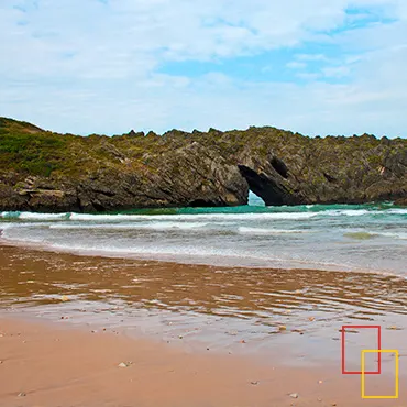 playa de San Antolín en Naves, Llanes, Asturias
