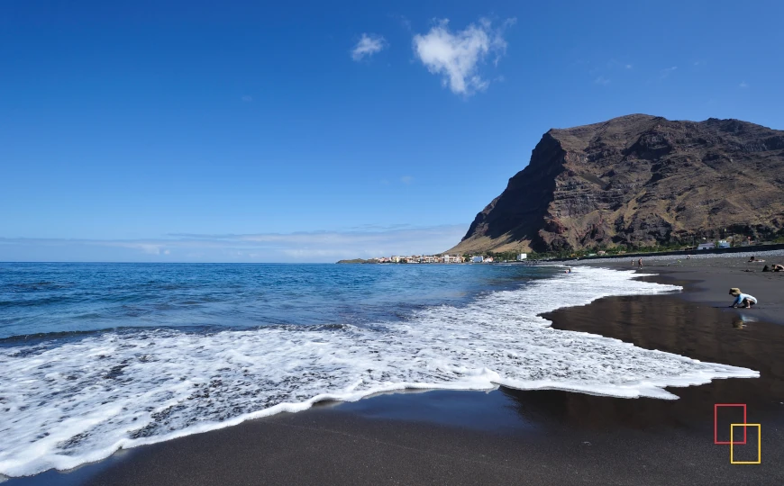 Playa de Las Vueltas en Valle Gran Rey, La Gomera