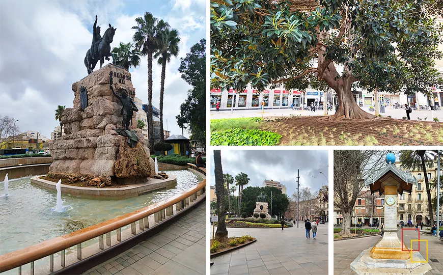 Plaza de España en Palma de Mallorca