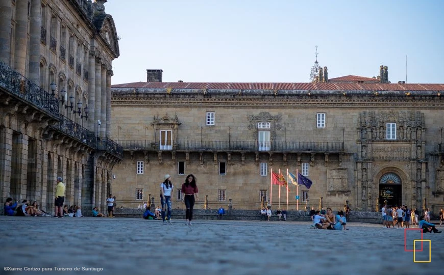Plaza del Obradoiro en Santiago de Compostela