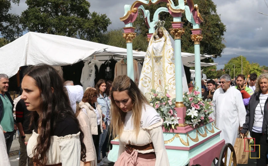 Procesión de Nuestra Señora de A Saínza en Rairiz de Veiga