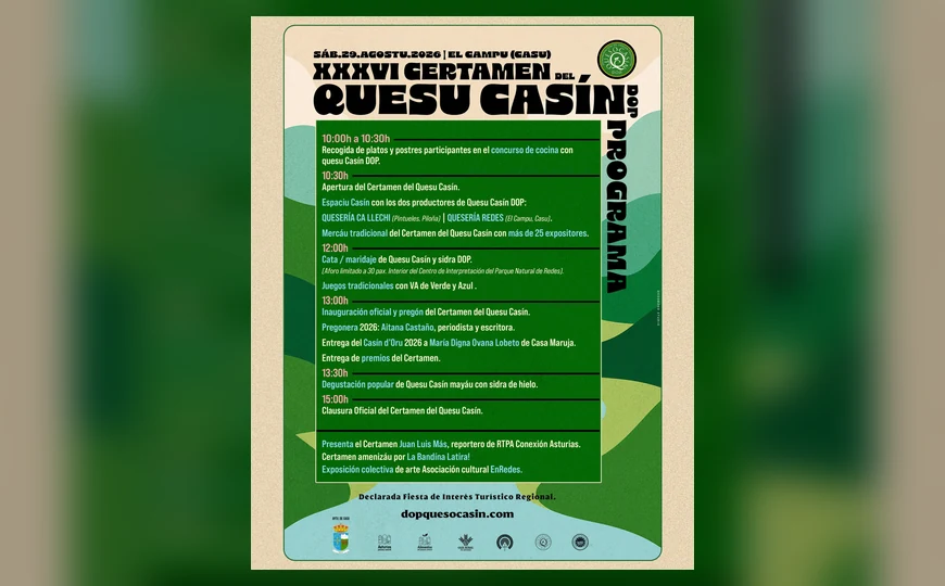 Programa del Certamen del Quesu Casín DOP 2026