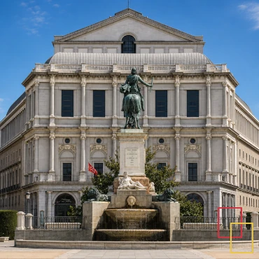 Teatro Real de Madrid y Plaza de Oriente, uno de los lugares imprescindibles que visitar en el centro de Madrid