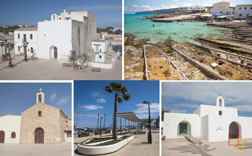 Formentera: La Savina, Sant Francesc, Sant Ferran, Es Pujols, Es Caló y El Pilar de la Mola