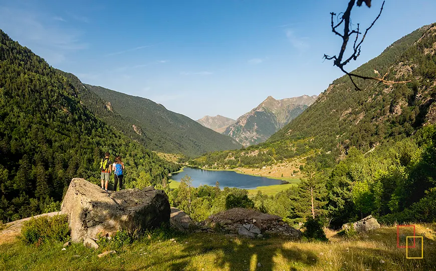 Panorámica de la Vall de Boí entre montañas