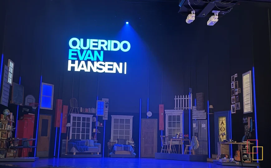 Escenario del musical Querido Evan Hansen en Madrid