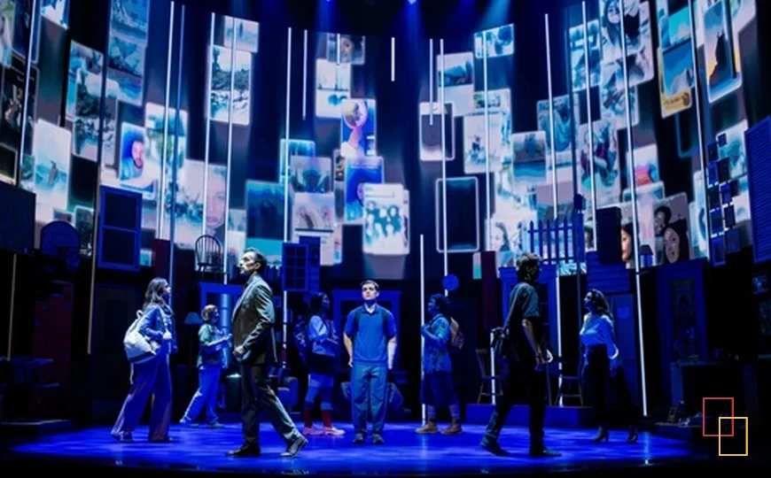 Escenografía digital de Querido Evan Hansen