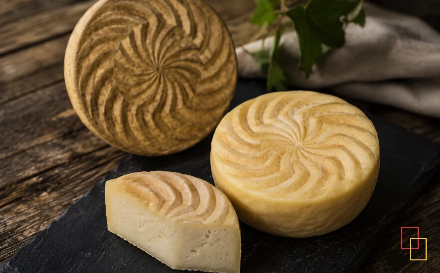 Queso Casín de Ca Llechi en la Feria del Quesu y el Vinu de Avilés