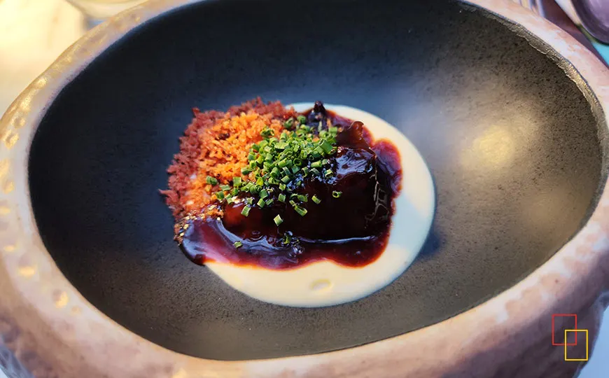Plato del menú Omakase en quintoelemento