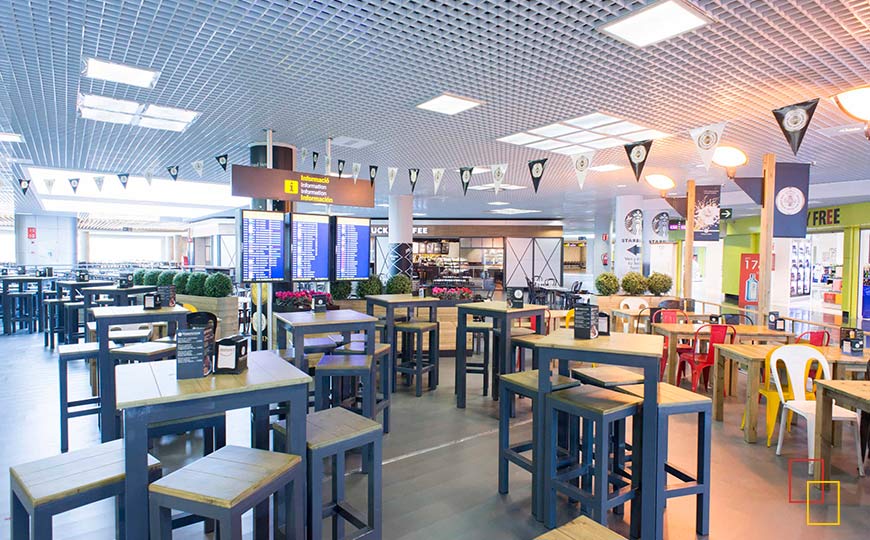 Restaurante en el Aeropuerto de Palma de Mallorca