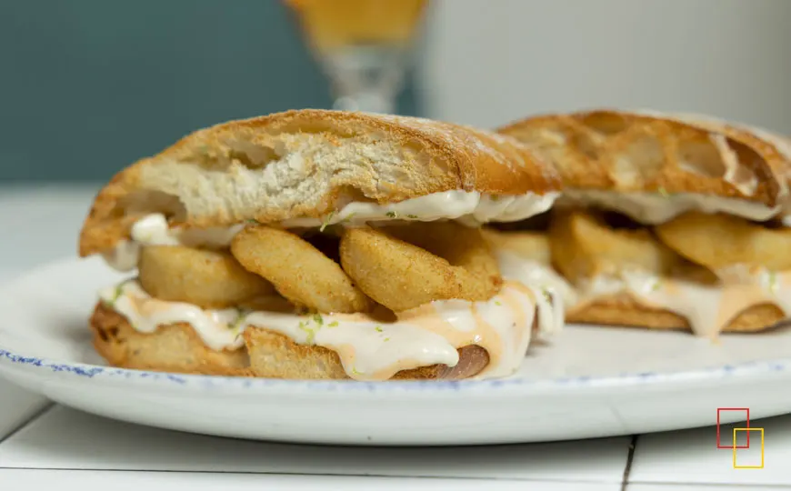 Bocata de calamares en La Bientirada