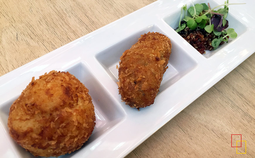 Croquetas caseras de jamón y marisco