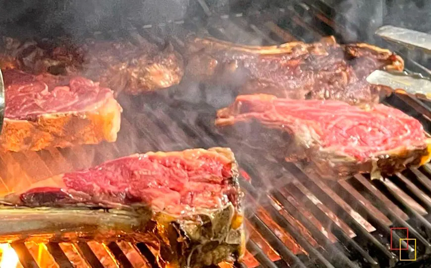 Parrilla de carbón - carnes de la Sierra de Guadarrama