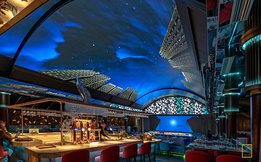 Experiencia gastronómica y audiovisual única y envolvente