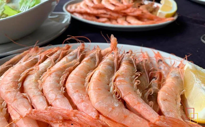 Gambas a la plancha