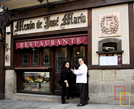 Restaurante José María, muy cerca de la Plaza Mayor y en pleno casco histórico de Segovia, Segovia