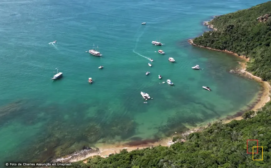 Vista de Río de Janeiro y playas de Búzios