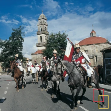 Romería de A Saínza en Rairiz de Veiga, Galicia