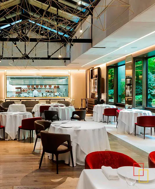Interior del Restaurante Saddle, Madrid