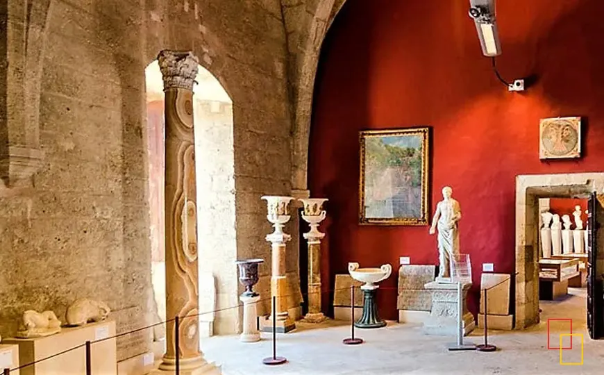 sala de exposiciones del Castillo de Bellver