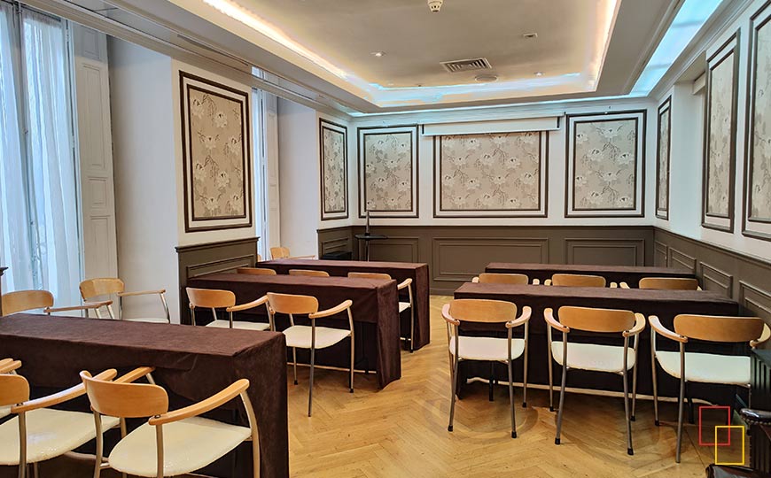 Salón para reuniones de empresa