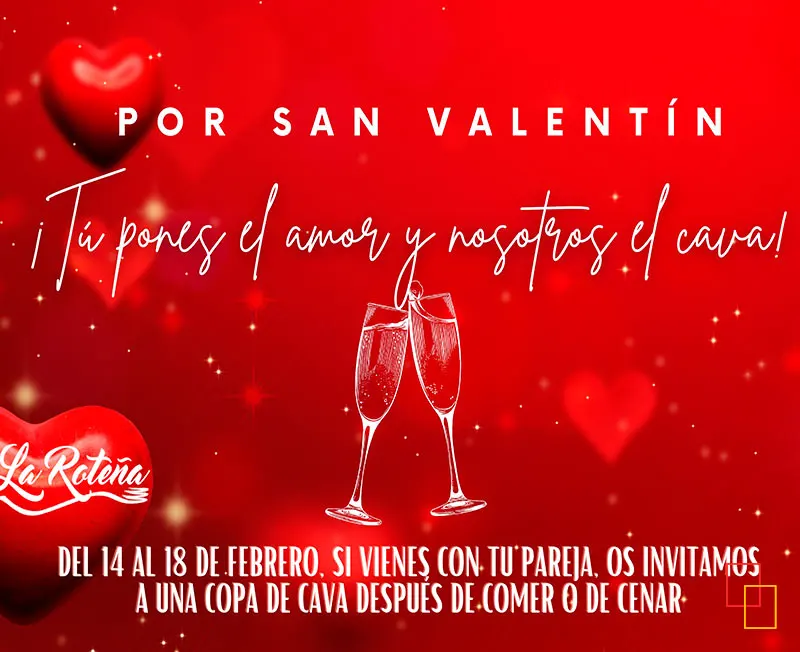 Celebra San Valentín en La Roteña en Pozuelo de Alarcón