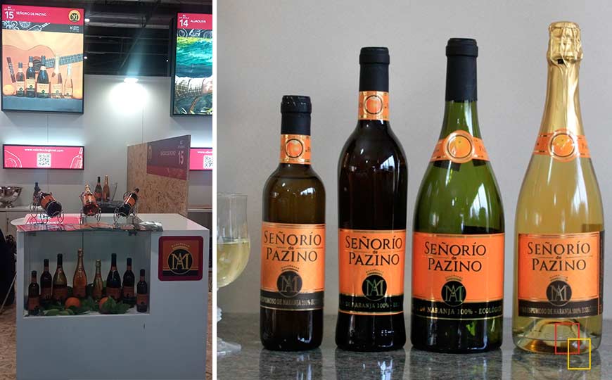 Presentación del vino de naranja de Señorío de Pazino