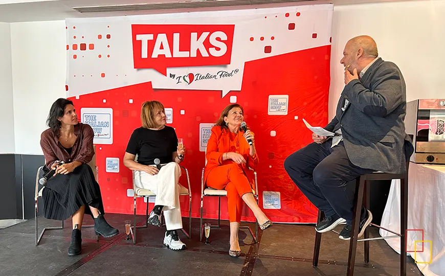 Mesa redonda con Alberto Luchini, María José San Román y Nicoletta Negrini en The Italian Show Madrid