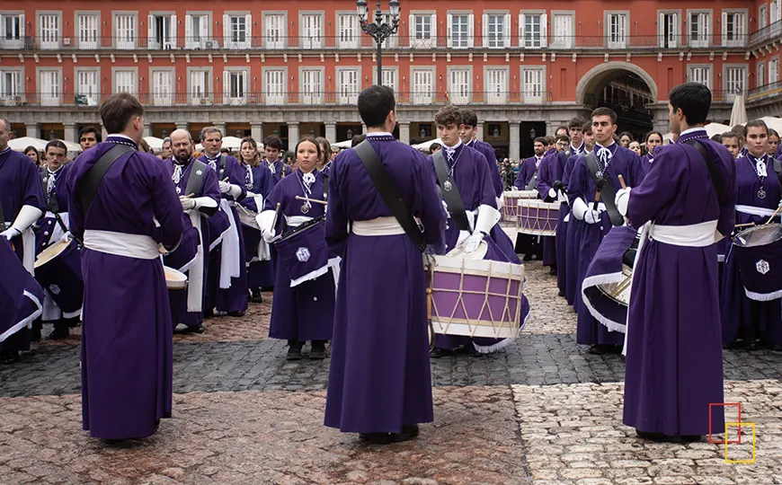 Tamborrada de Semana Santa en Madrid 2024