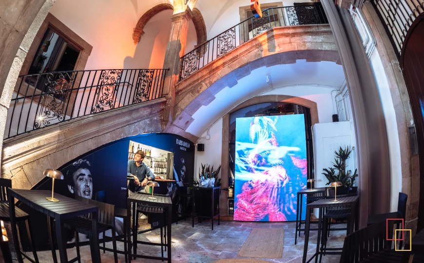 Patio interior de Teatro Flamenco Barcelona en El Born