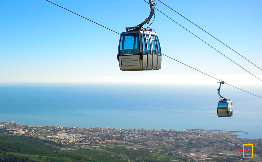 que hacer en Málaga: teleférico Benalmádena